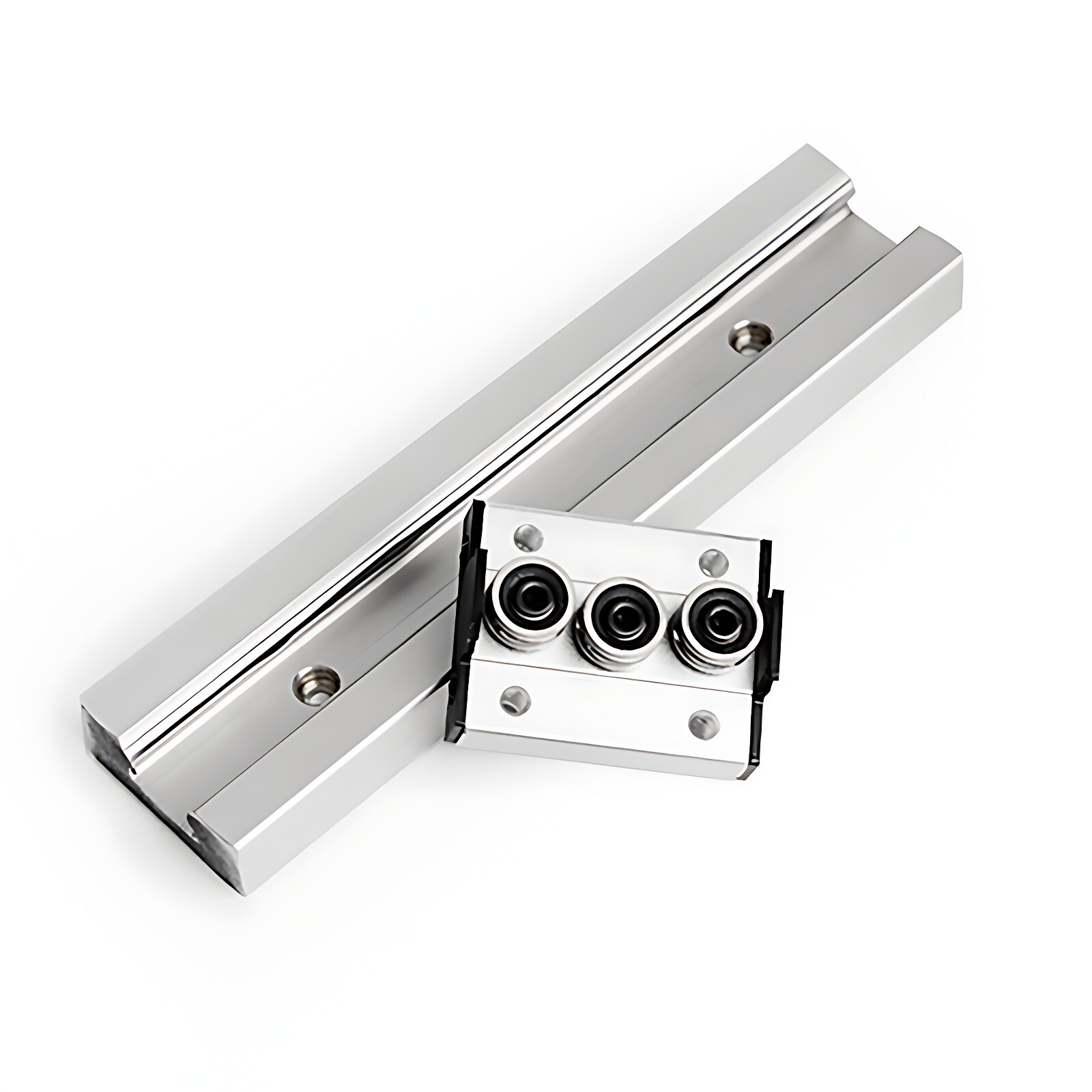 Built-In Dual-Axis Linear Rail Guide and Lock Sliders SGB10-SGB35 3/4/5 Wheel
