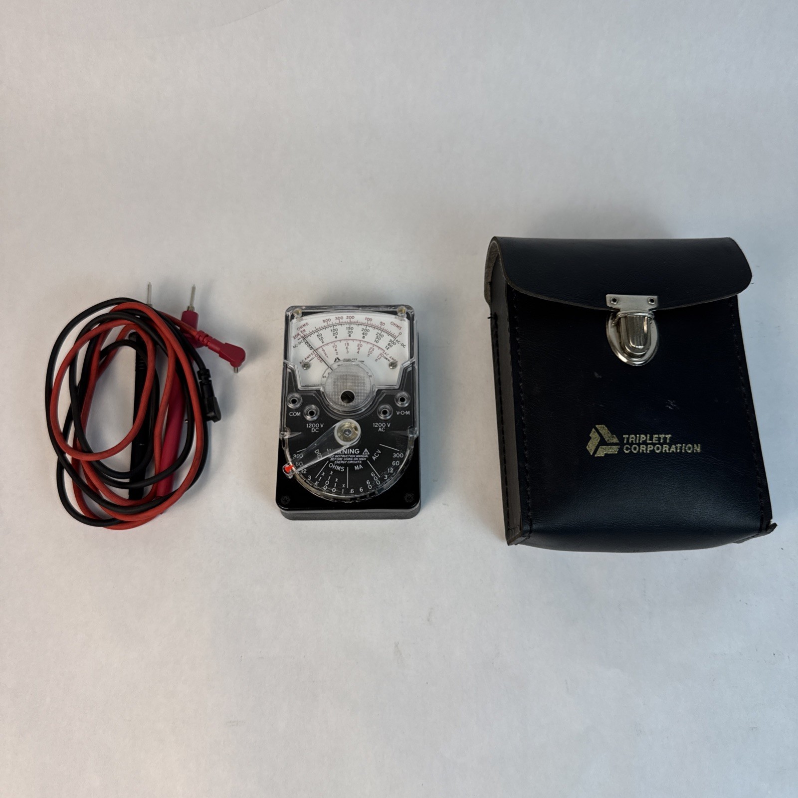 Triplett Model 310 Vintage Multimeter with Probes – New Batterys- Works Perfect!