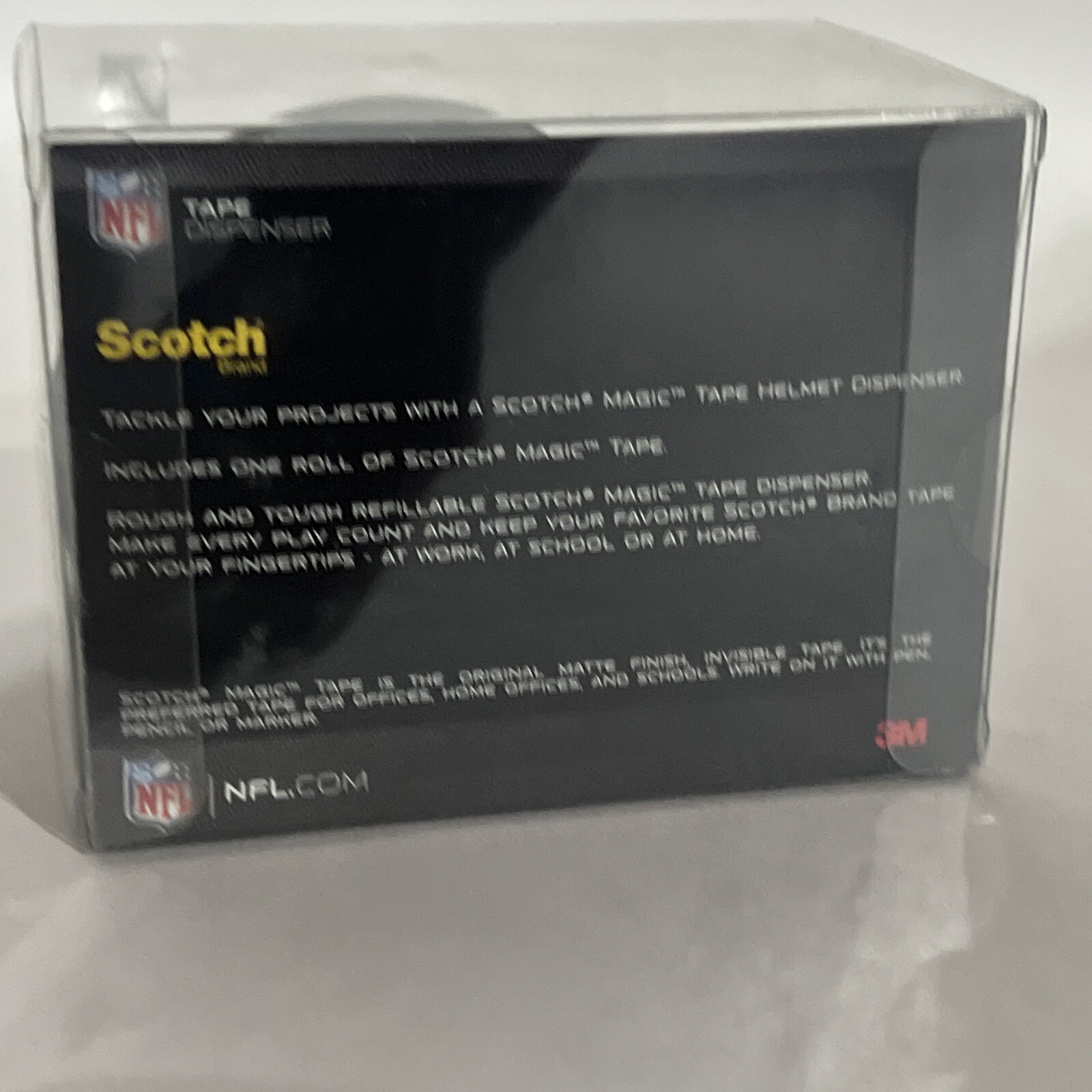 3M Scotch Tape Dispenser – Las Vegas Raiders Football Helmet W/ Tape! NEW