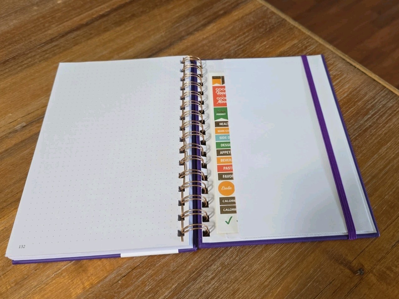 Clever Fox Recipe Book Medium Size 6.3×8.3 Wire O Binding New Out Of Wrapper