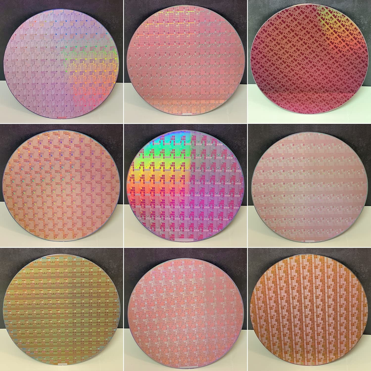 12 inch Integrated Circuits Silicon Wafer Made by Copper Process
