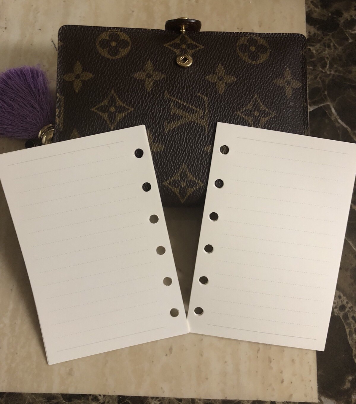 Agenda-PM-Inserts-Blank-Monthly-Weekly-Refills Fits For PM Size Agenda #00014