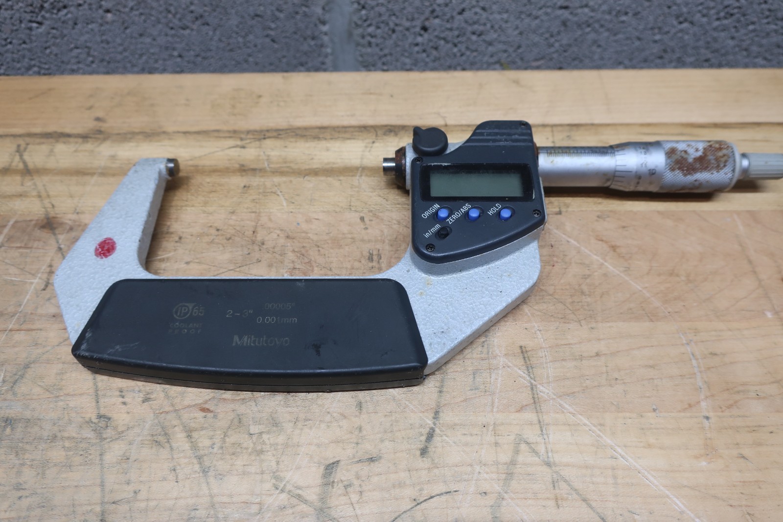 Mitutoyo 293-332 | Digital Micrometer 2-3″, .0005″ 0.001 mm