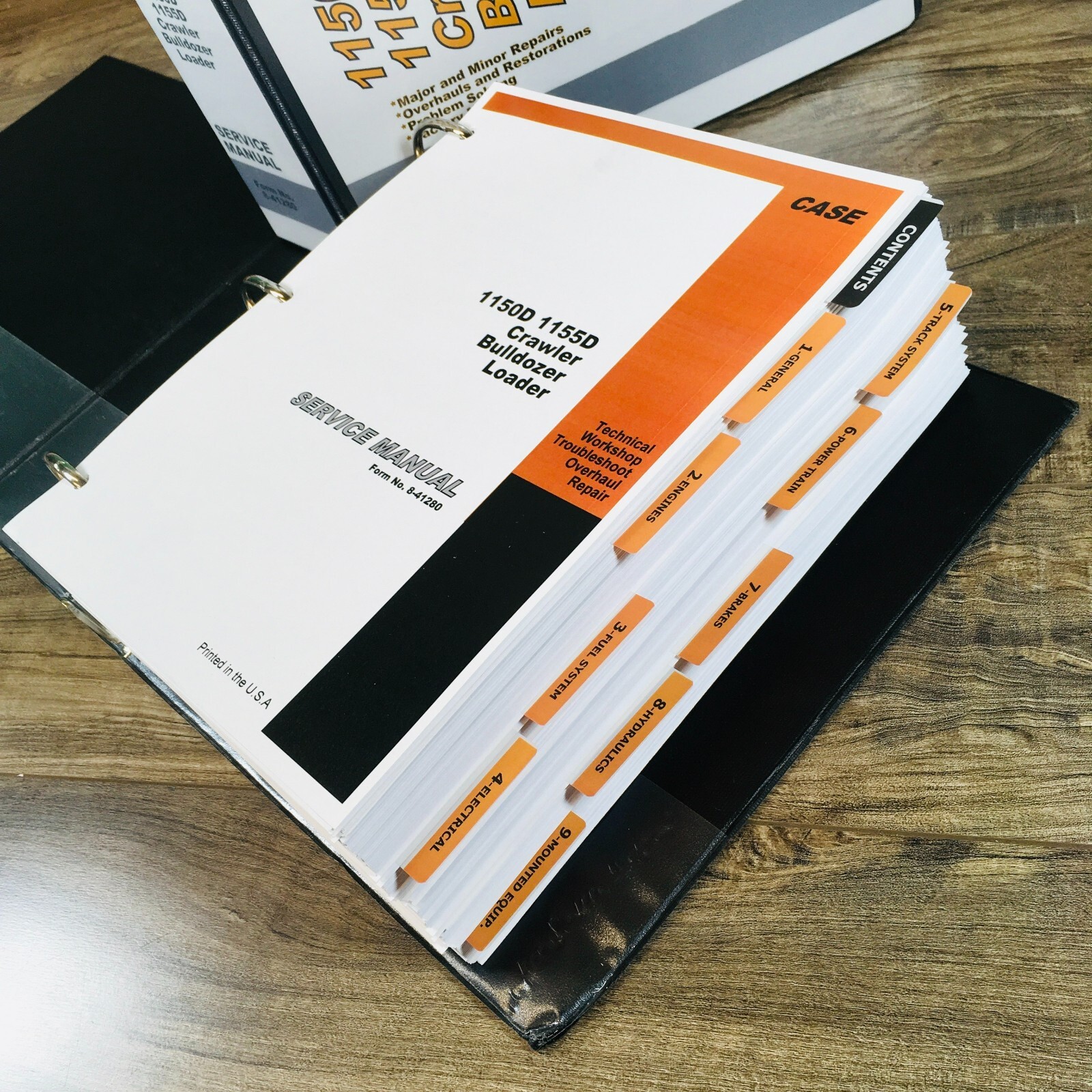 Case 1150D 1155D Crawler Bull Dozer Loader Service Manual Repair Shop Book