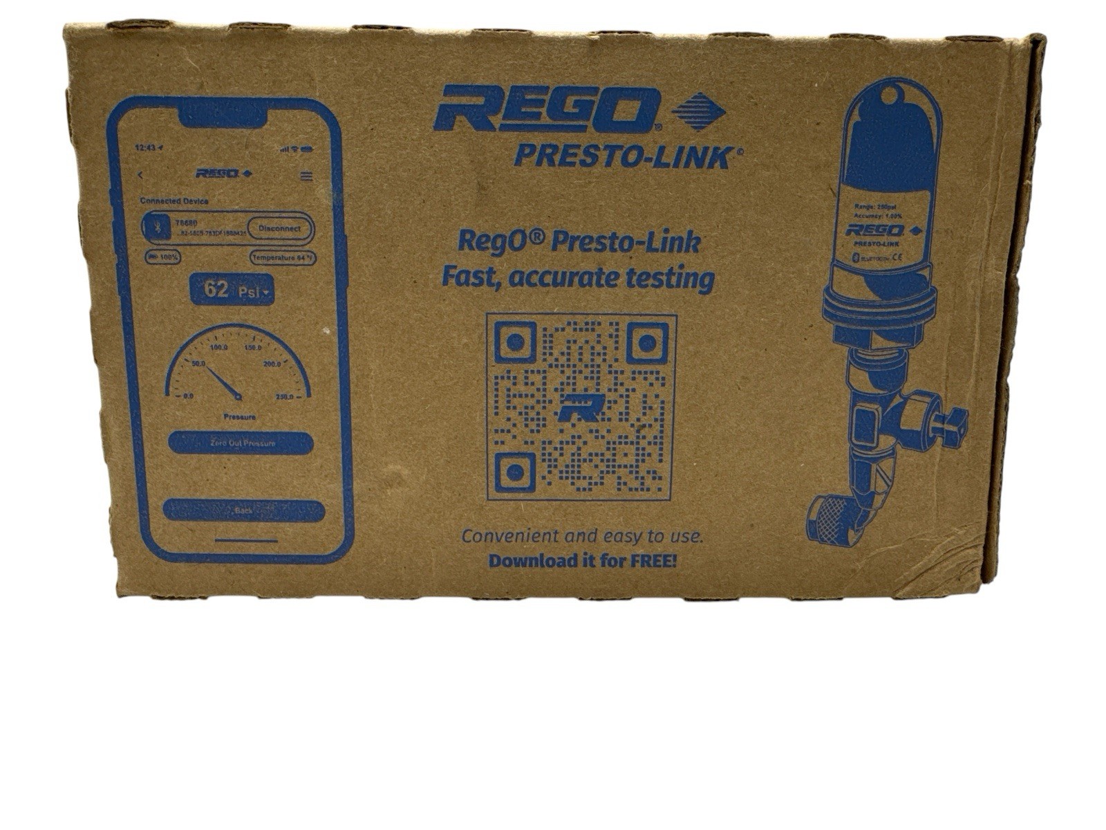 Rego Regulator Low Pressure 2nd Stage 1/2″ NPT x 3/4″ NPT Backmount LV4403B46R