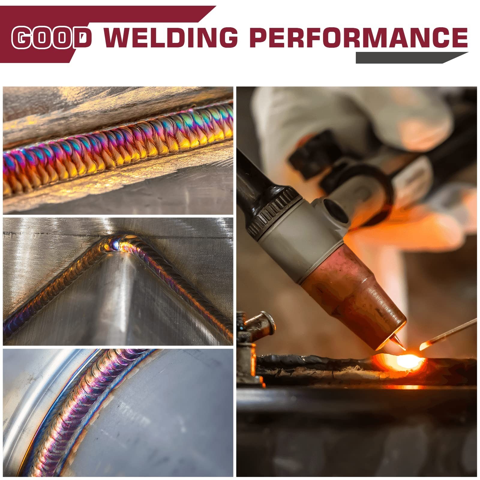 TIG Welding Tungsten Electrode 2% Lanthanated 10-Pack 1/16″ x 7″ WL20 EWLa-2