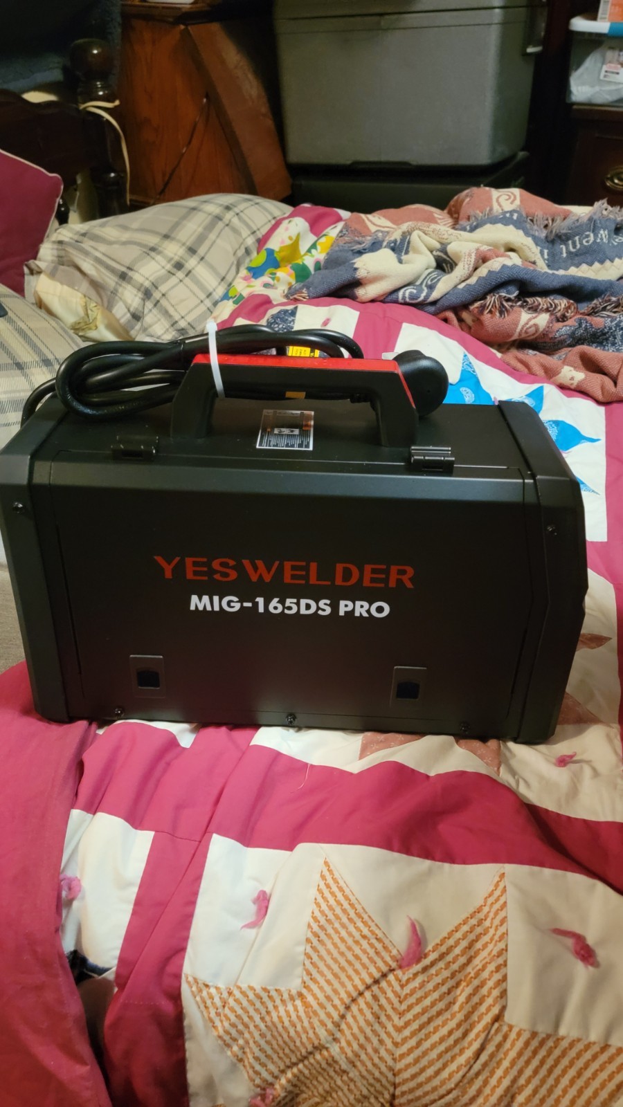 YESWELDER MIG-165DS PRO 220V MIG Welder Gas/Gasless Semi-Auto Feed
