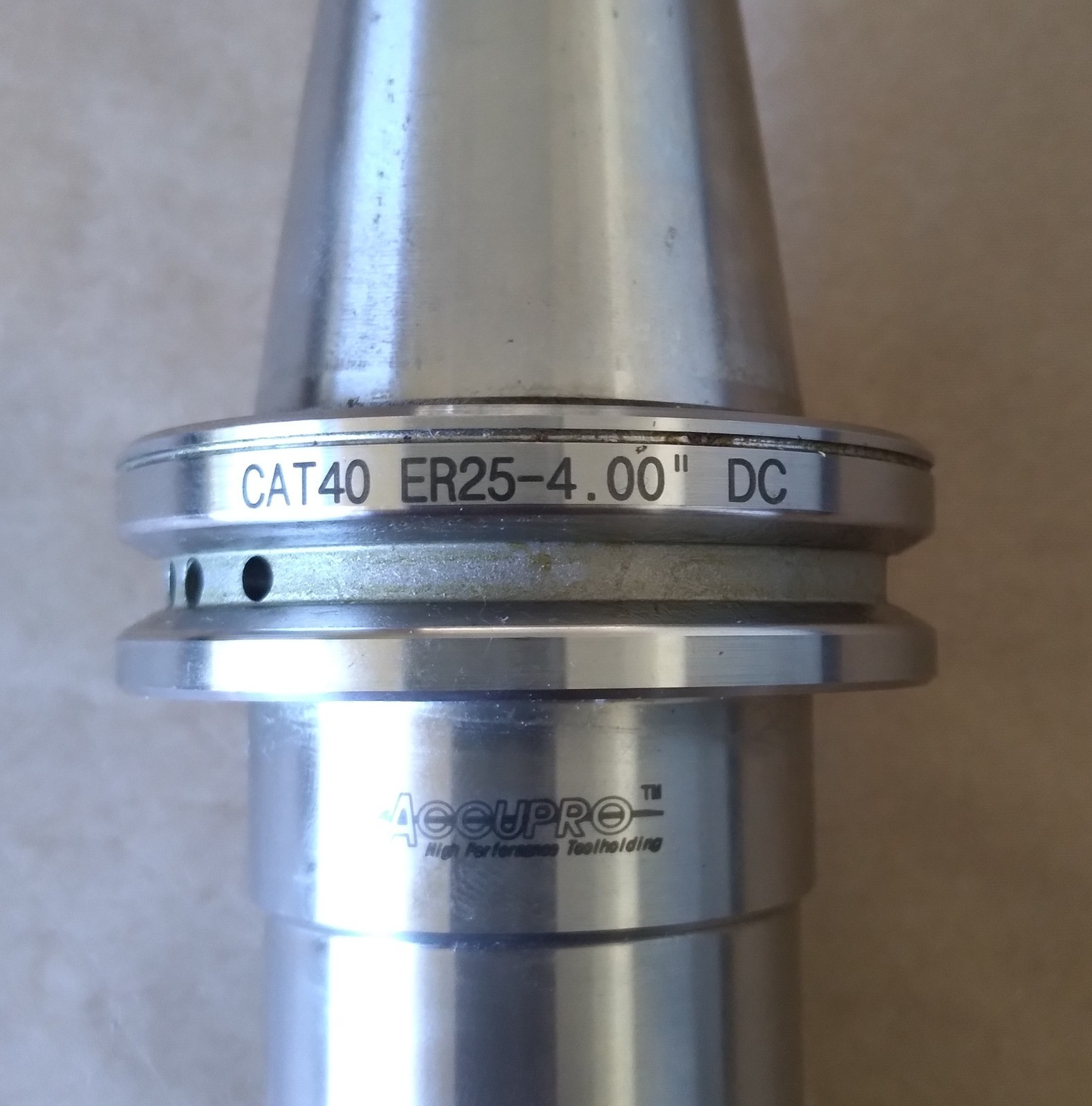 ACCUPRO CAT40 ER32-4.00″ DC, ER32B (2-20), TOOL HOLDER, ITEM A