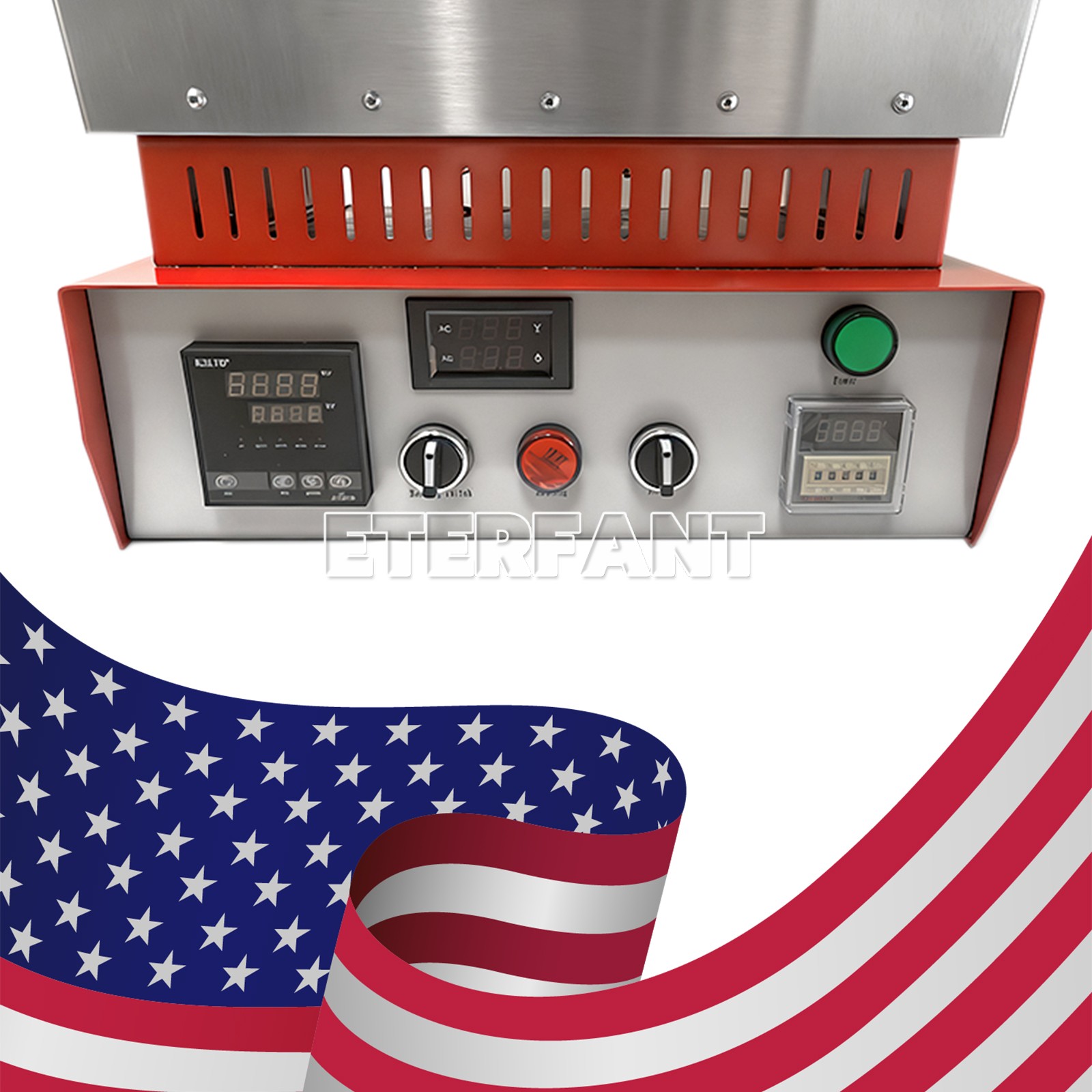 2000W/3000W Dental Lab Burnout Oven 1100℃ High Temperature Fiber Ceramic Furnace