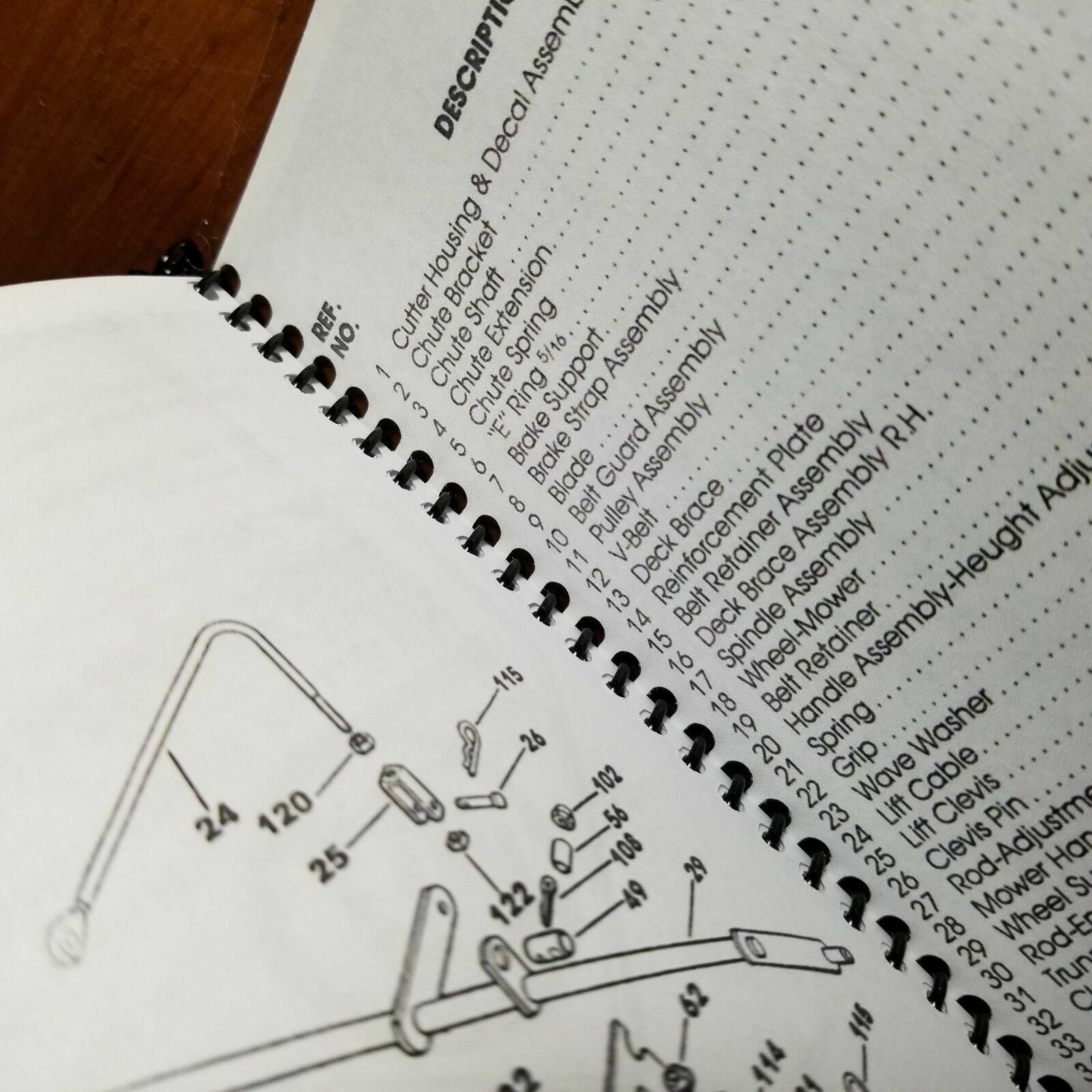 Ford 38″ Side Discharge Rotary Mower 09GN3697 1986-87 Operator Manual SE4489A