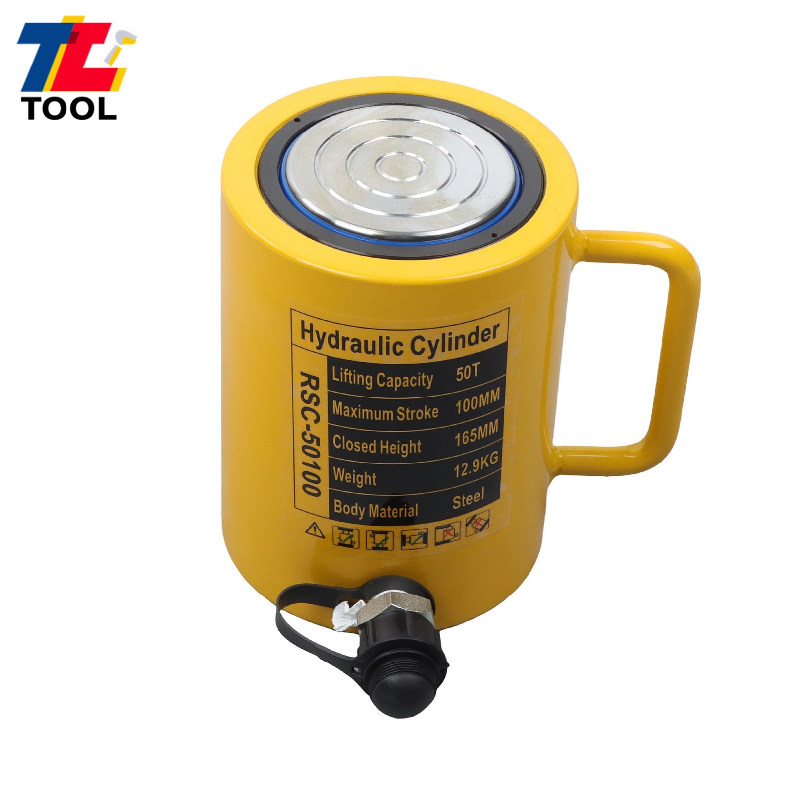 50 Ton 4″ Stroke Hydraulic Cylinder Jack Single Acting Hydraulic Ram Cylinder