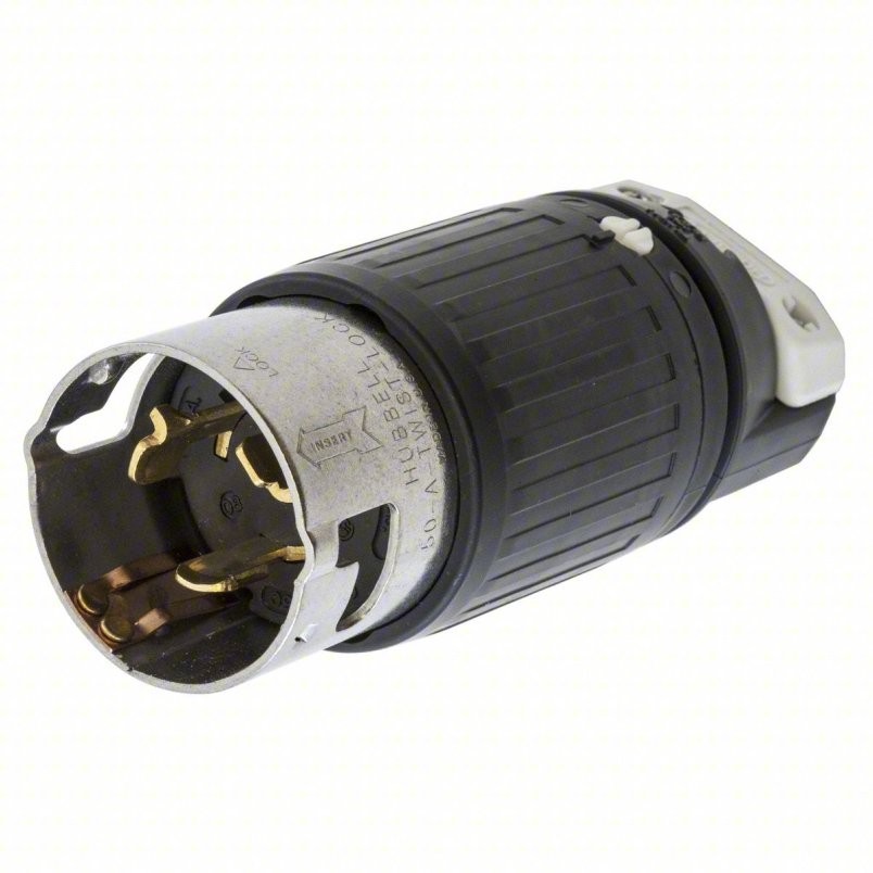 Hubbell 50A C Locking Plug – CS6365C