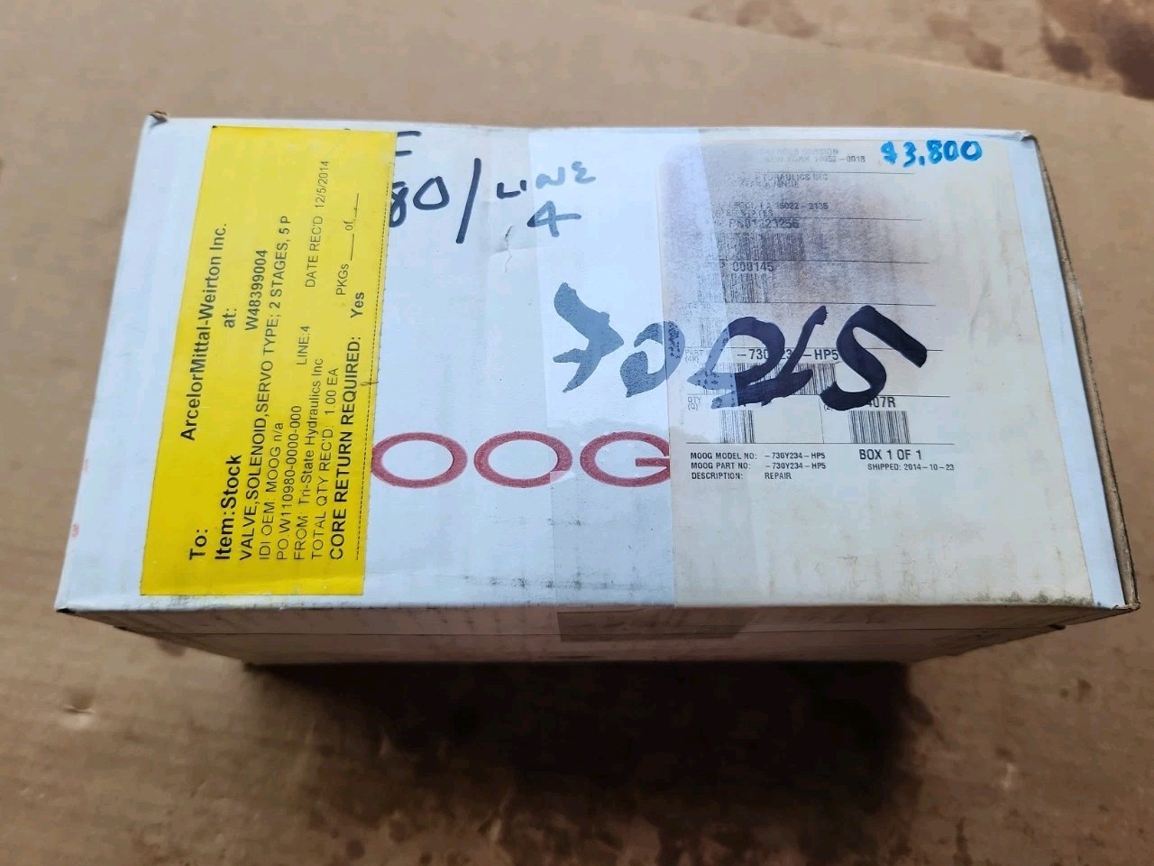 MOOG -730Y234-HP5 SERVO VALVE