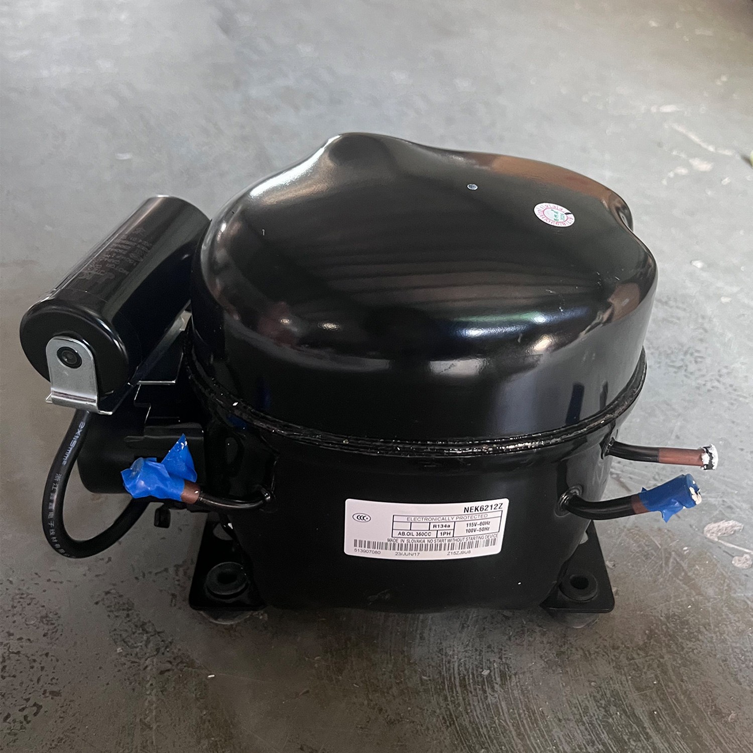 NEK6212Z For Embraco Refrigerator Compressor 115V – R314a Refrigerant