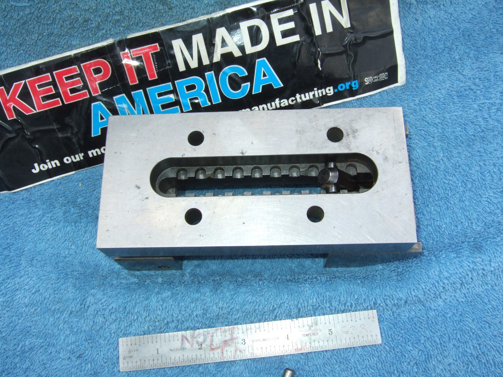 HERMANN SCHMIDT USED V0-4 GRIND VISE W/WRENCH TOOLMAKER MACHINIST INSPECTION #H