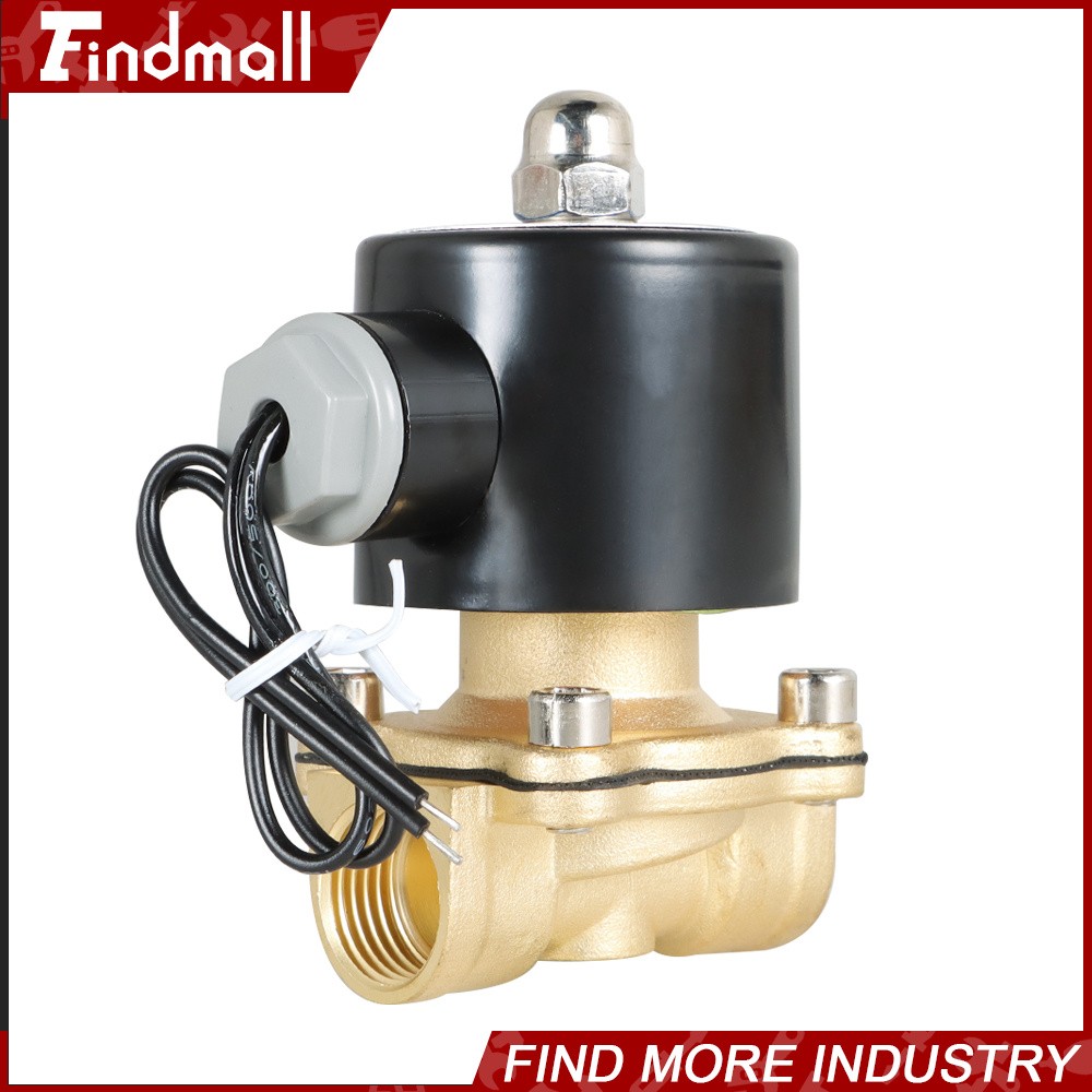 1/2″ DC 12V Brass Electric Solenoid Valve NPT Gas Water Air Normally Closed
