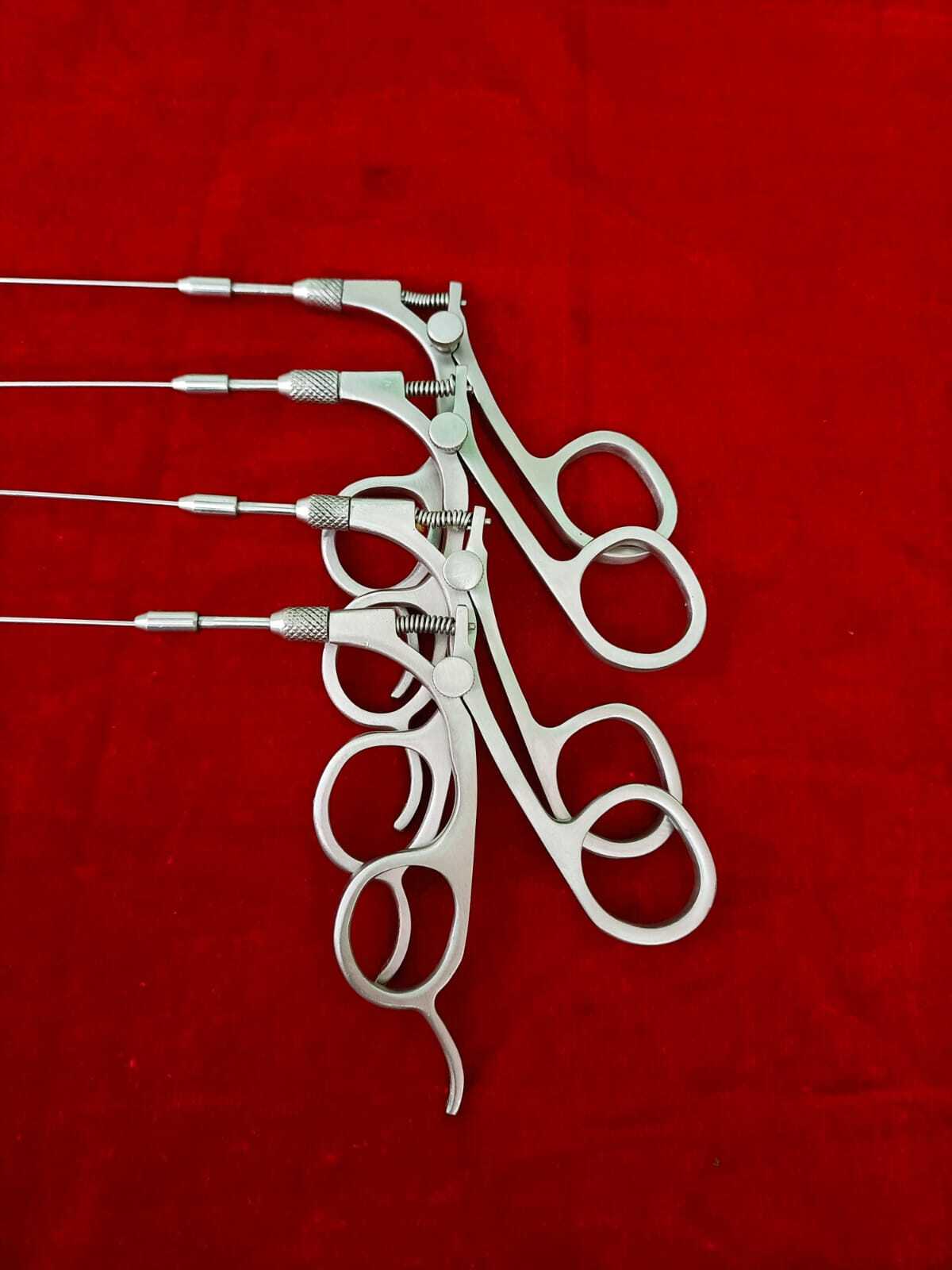 Hysteroscopy Semi Rigid Scissor 5fr 40cm Reusable Surgical Instruments – 4pc