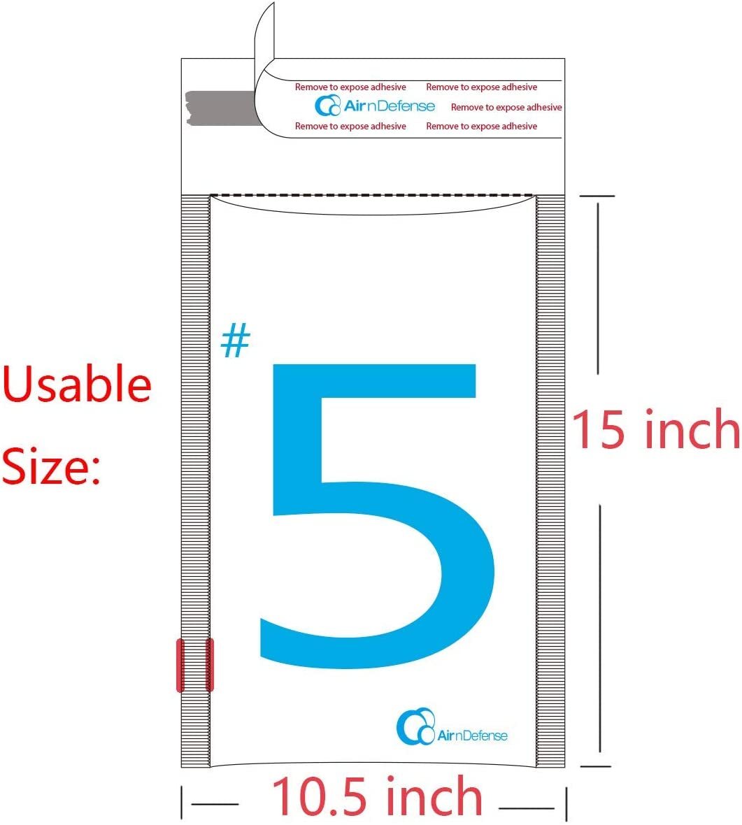 300 #5 10.5×16 Kraft Bubble Padded Envelopes Mailers Mailing Bags AirnDefense