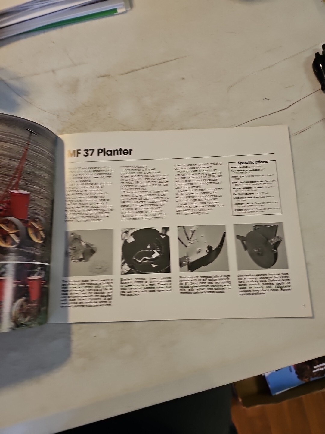 Vintage 1978 Massey Ferguson Planters Dealer Sales Brochure