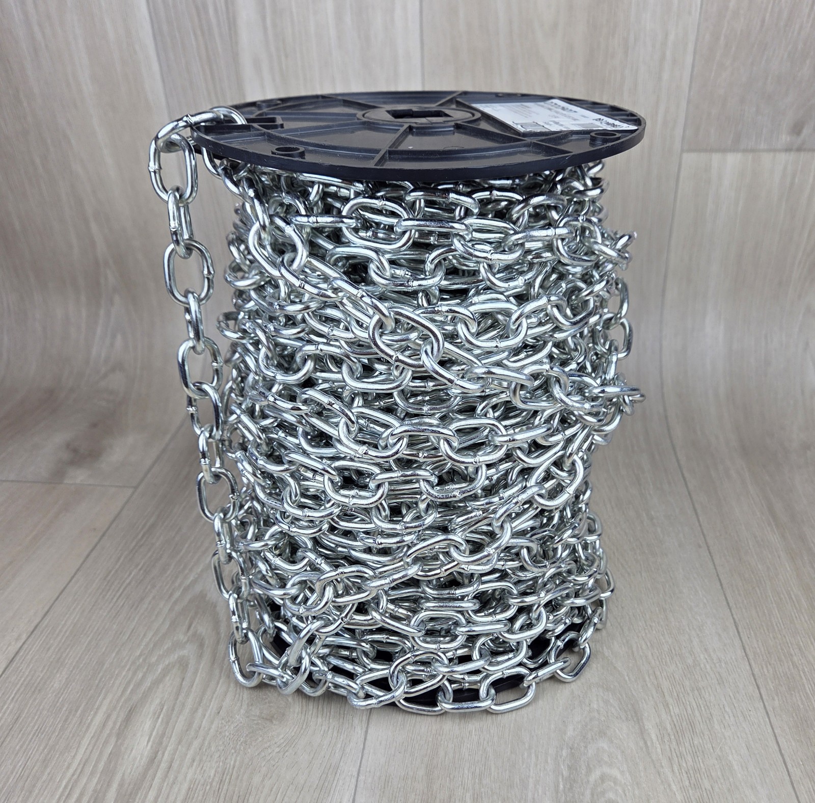 CAMPBELL 2/0 Passing Link Carbon Steel Chain Spool 125 FT #0722927