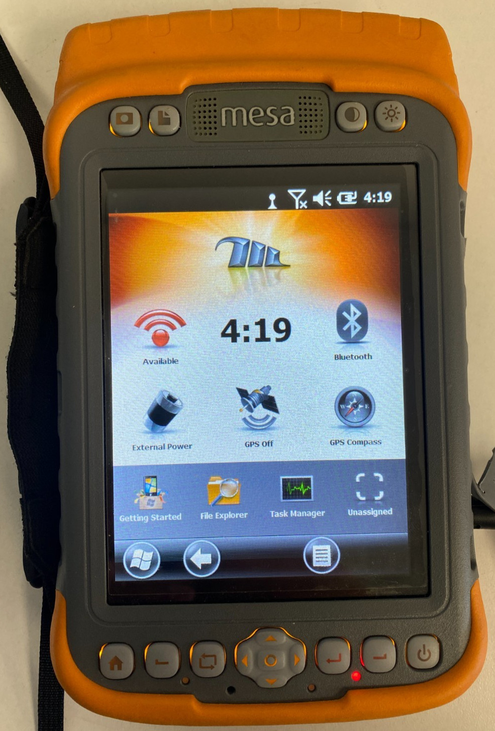 Juniper System Mesa Rugged Tablet Data Collector NO Battery/AC UNTESTED