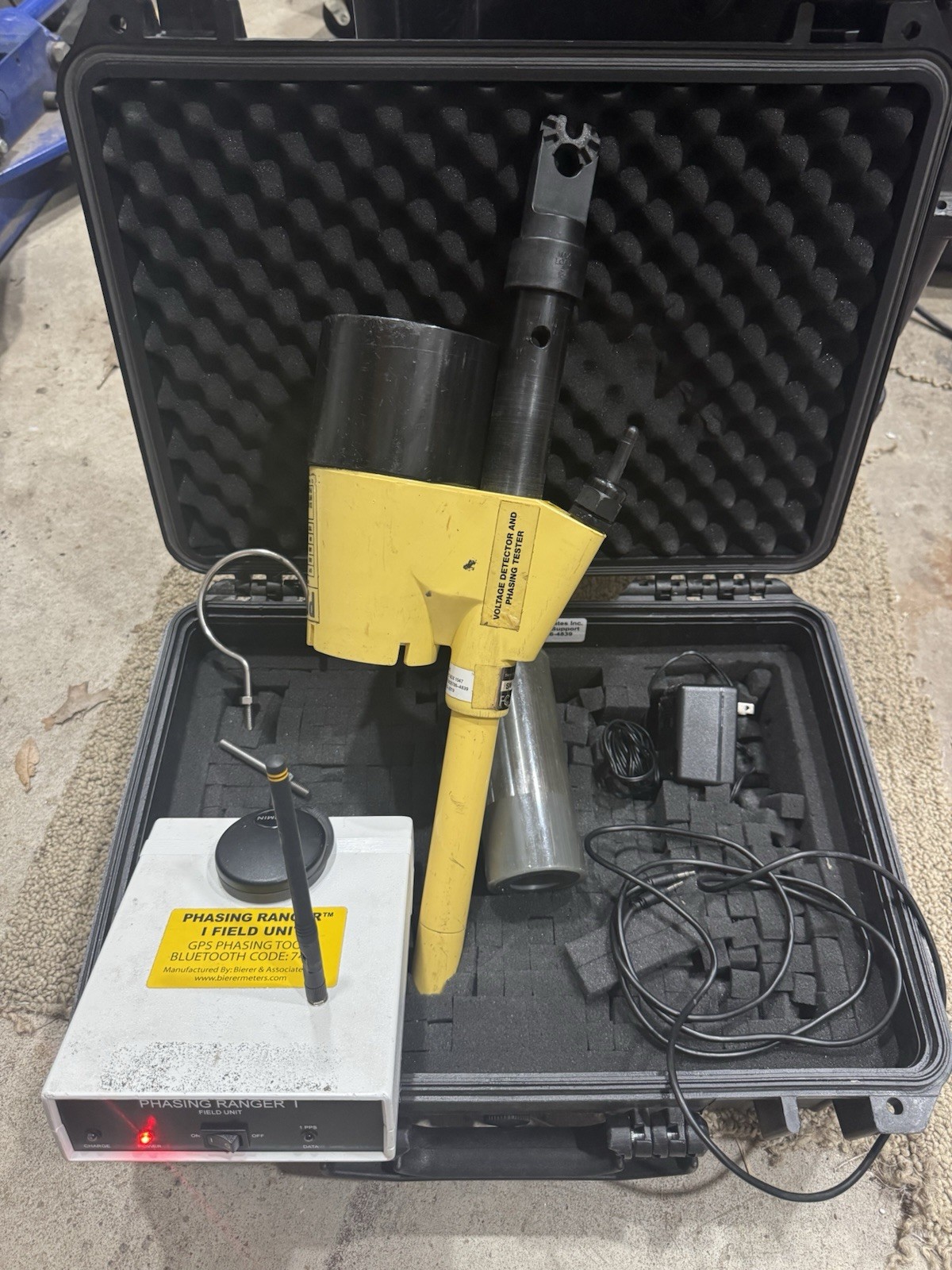 Bierer PD800W Phasing Voltage Meter Tester Phasing Ranger I w/ Black Case #850