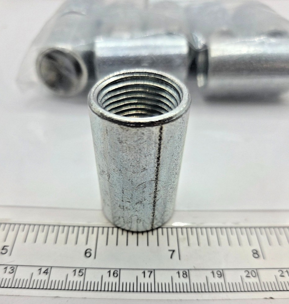 BAG OF 10, EC USA 1/2″ GALVANIZED RIGID COUPLING THREADED STEEL CONDUIT, 0099I