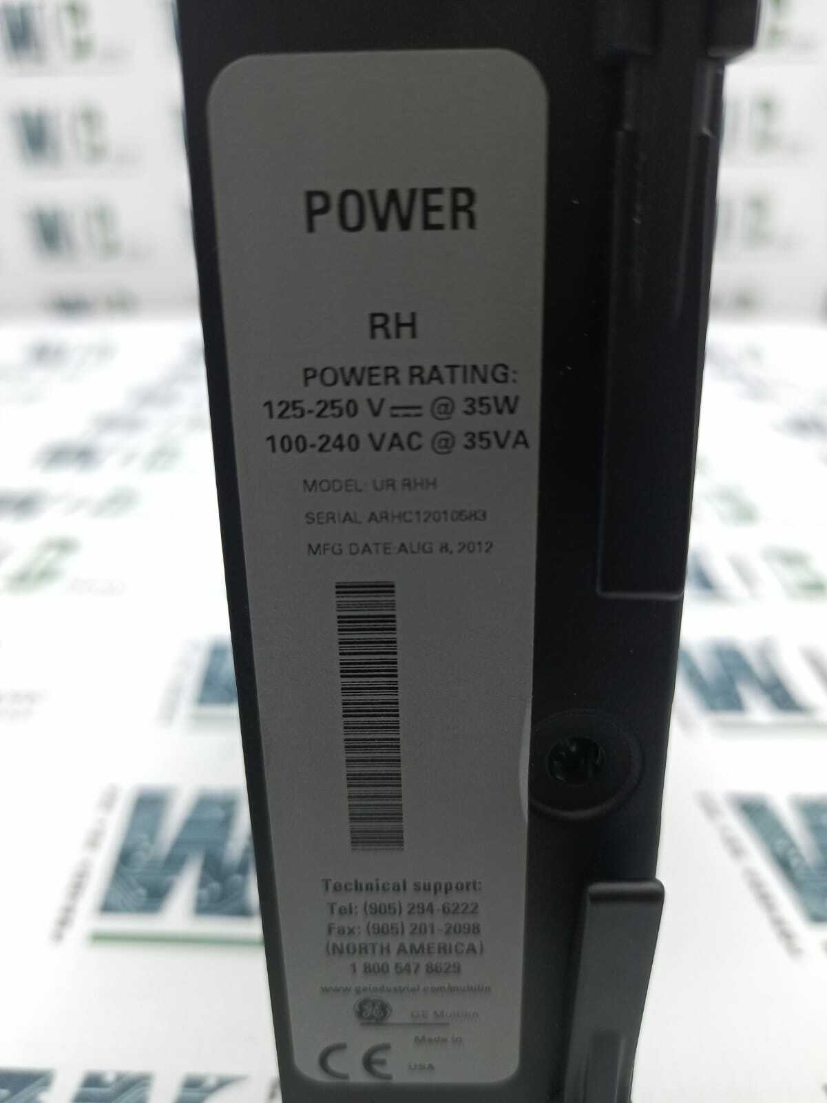 UR RHH / 12A0-0101-B4 GENERAL ELECTRIC MULTILIN POWER MODULE URRHH