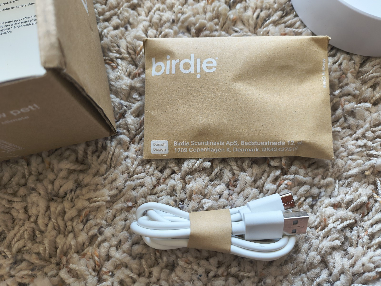 Birdie 2.0 Design Indoor CO2 Monitor Wood Denmark Designed House Burping NEW!