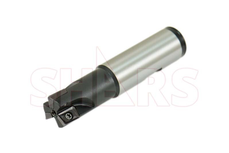 Shars 3/4″ 3 FL 90° Indexable End Mill W/Certificate +5pc APKT Insert ![