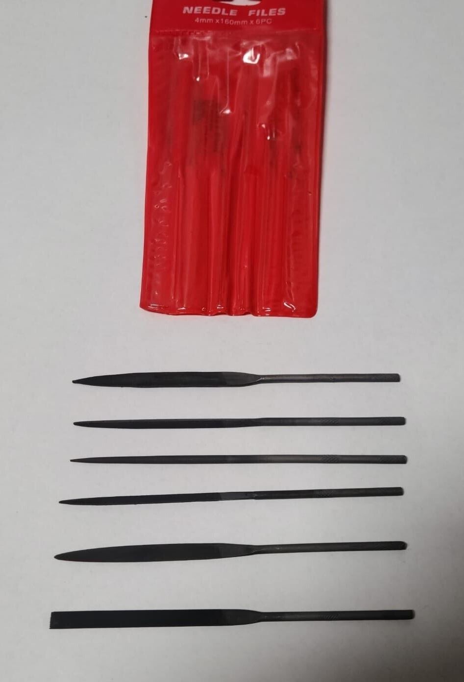 6 Pcs Swiss Pattern Round Needle File New 6-1/4″ No. 2 Cut 4mm x 160 mm 382-0662