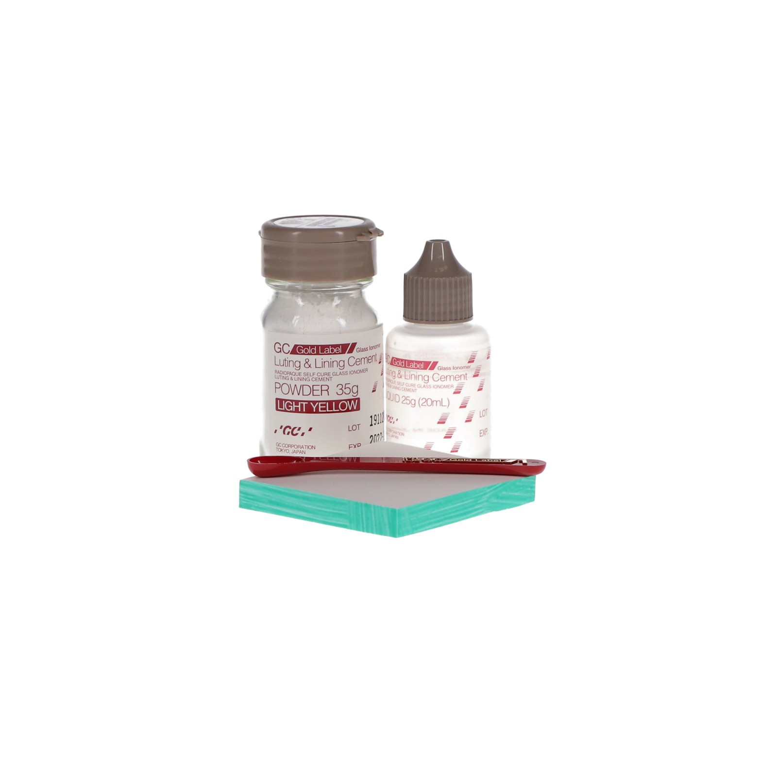 GC 002503 Fuji I Gold Label Glass Ionomer Luting & Lining Cement 1:1 Kit 901007