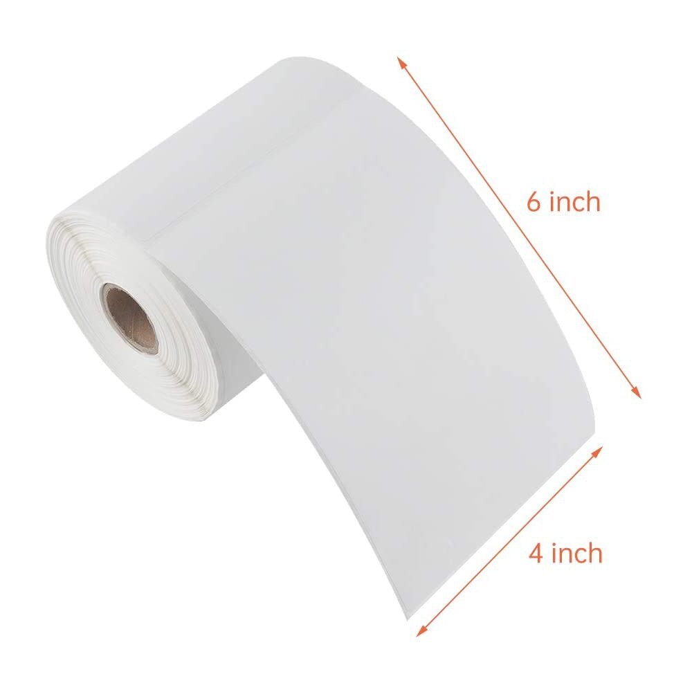 4 Rolls 4×6″ Direct Thermal Shipping Labels – 250 Per Roll – 1000 Address Labels