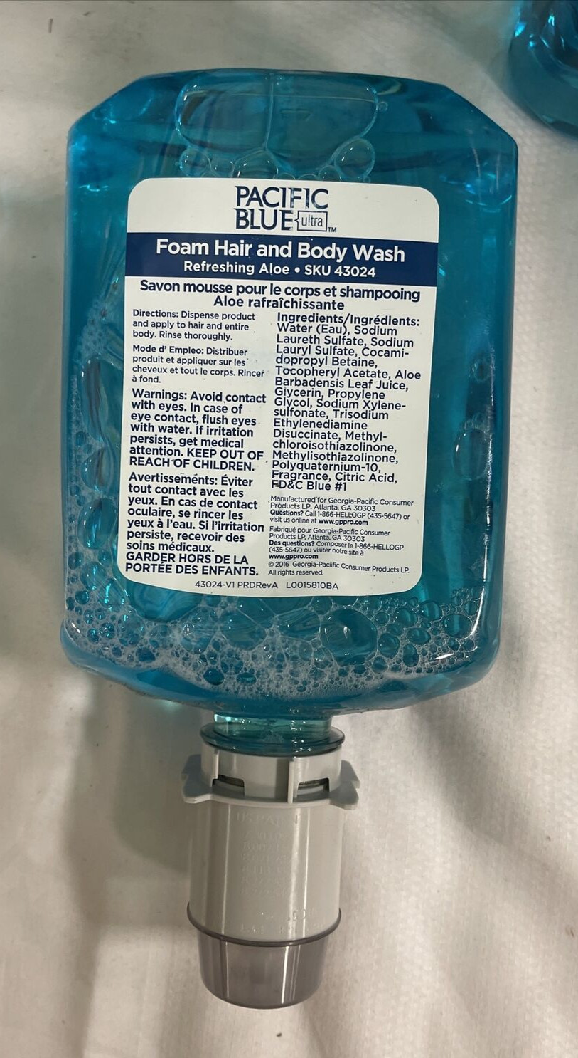 Georgia Pacific,43024 Hair & Body,SHORT DATED SALE **** , Lot of 4, exp. 2024/03