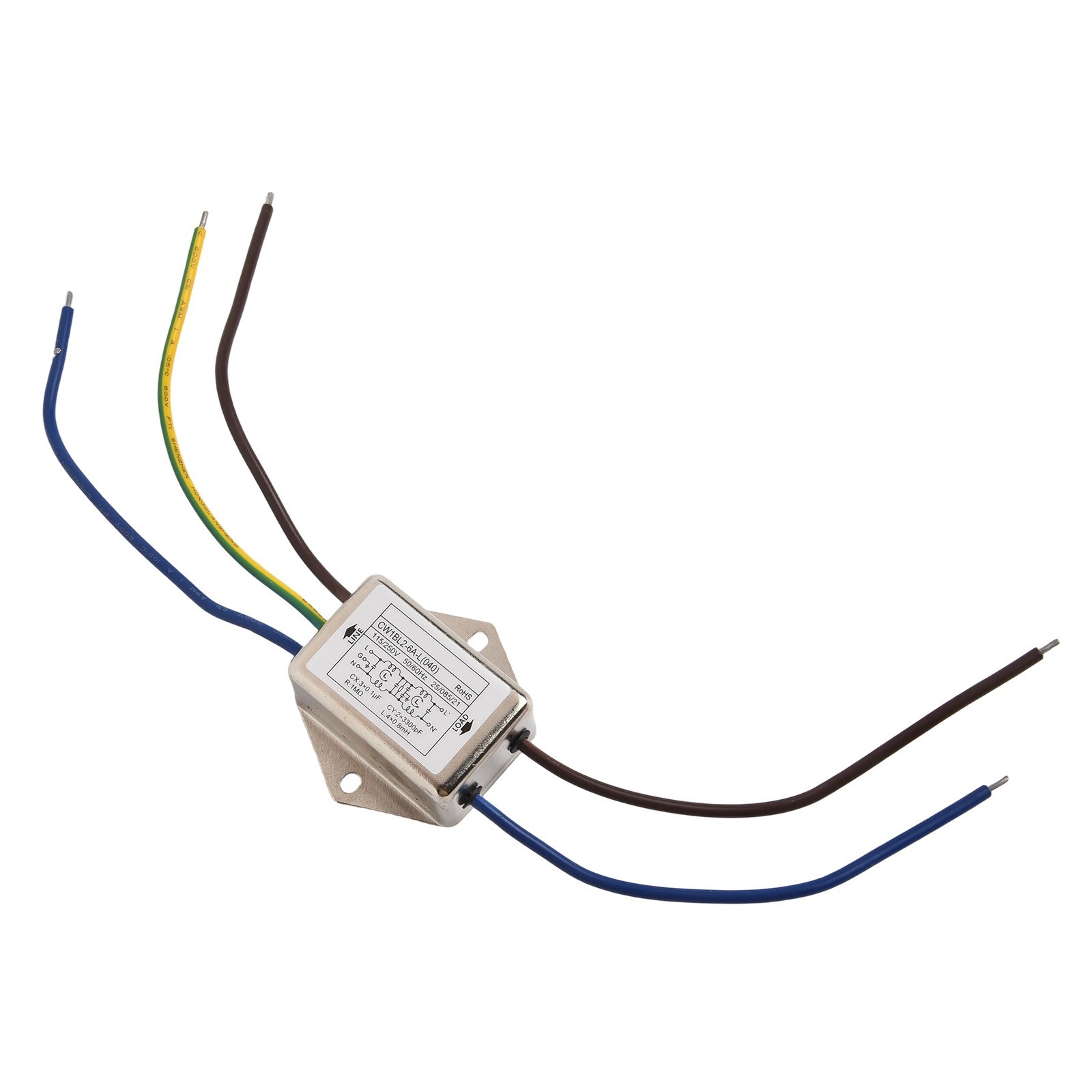 AC Power Filter Line for CW1BL2 3A 6A 10A Suitable for Electronic Equipment
