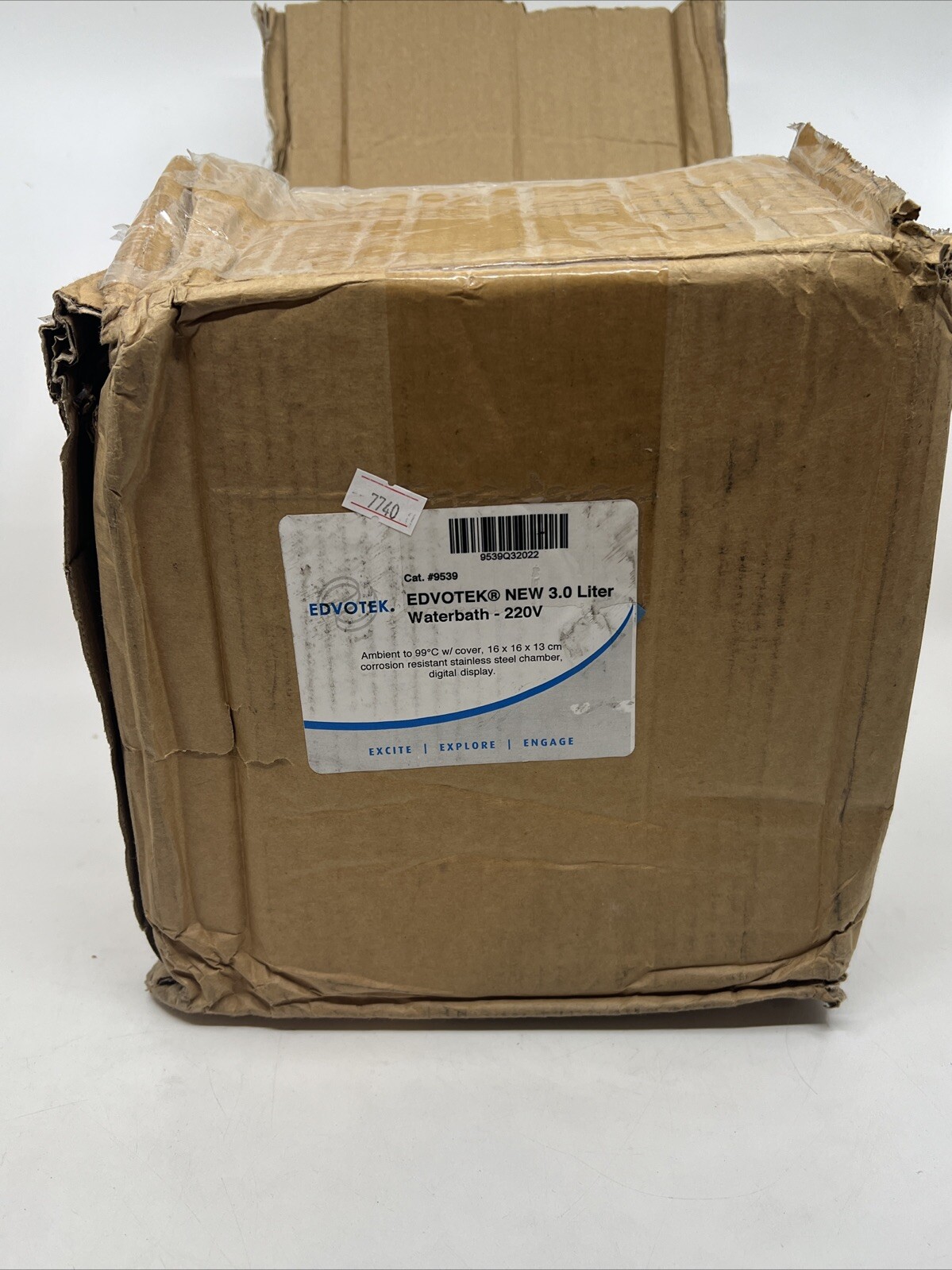 Edvotek 3 Liter Waterbath BHS-1 European Plug NEW DEFECTS SEE DETAILS