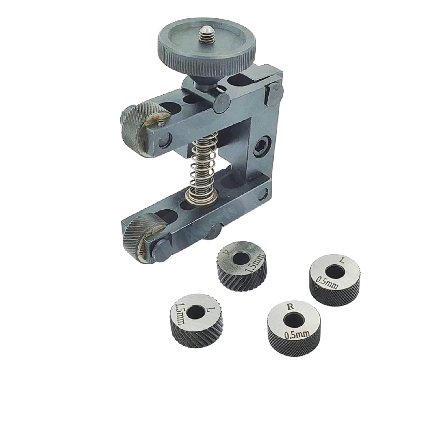 Clamp Type Knurling Tool 2″ II 50 mm Capacity 3 Pairs x 3 Diamond Pitch Knurls