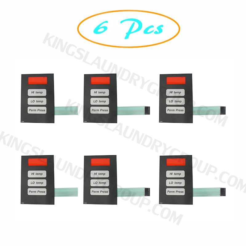 6 pcs Phase 5 Coin Keyboard Keypad For ADC Stack Dryer # 112526~Free Shipping~