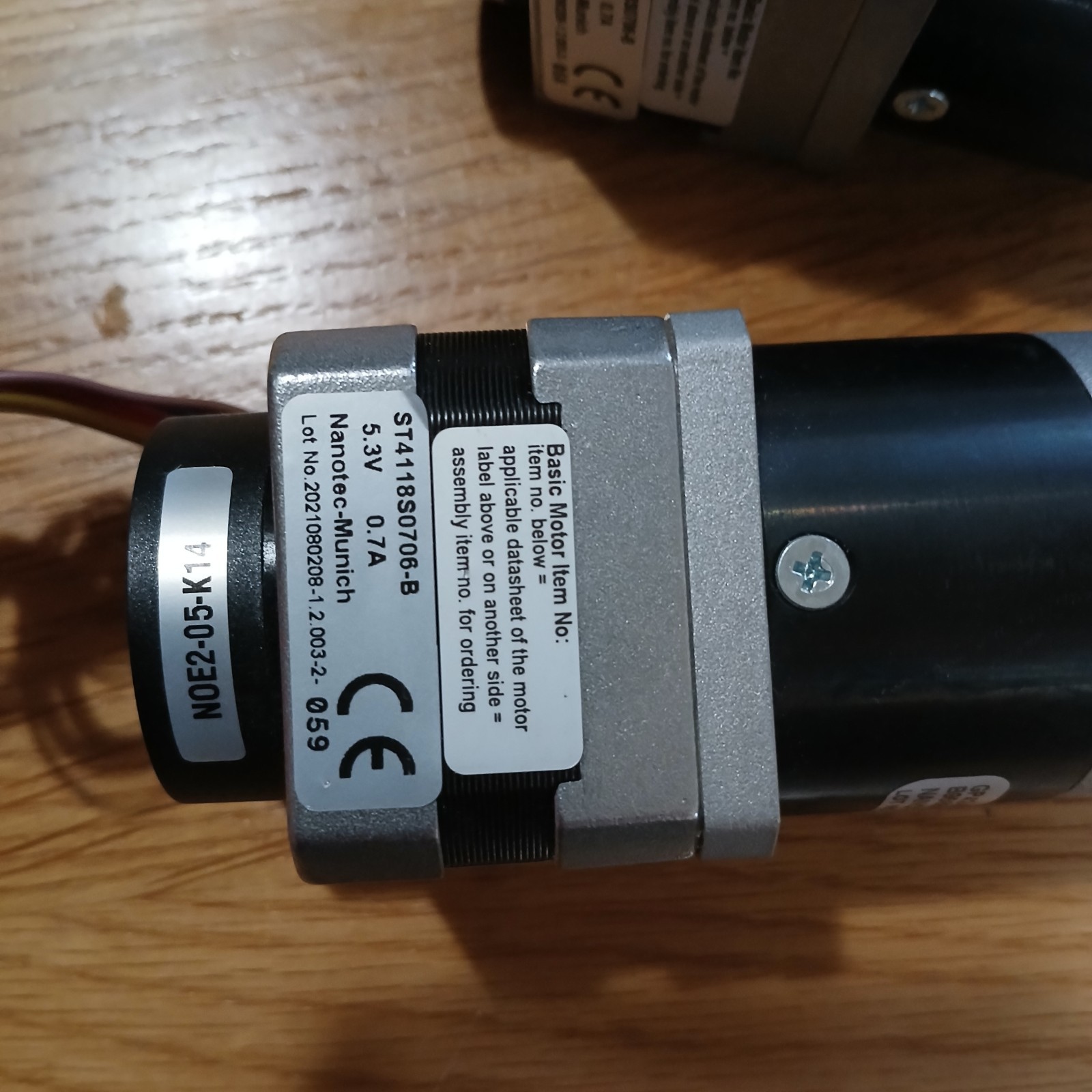 Nanotech ST4118S0706-B -Stepper motor- NEMA 17 & GP42-S1-9-SR Planetary Gearbox