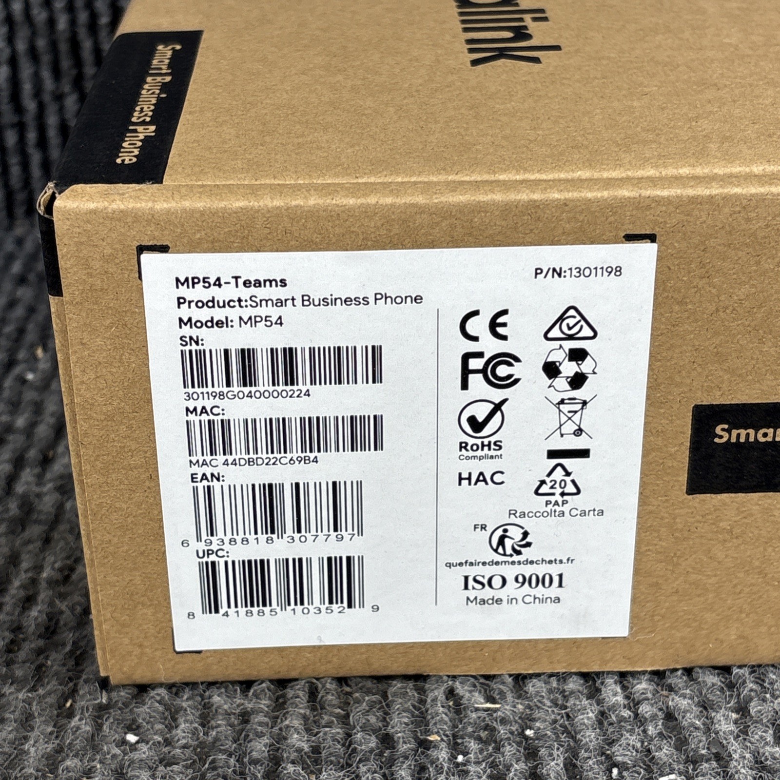 Yealink MP54-Teams Smart Business VoIP Phones / Brand New