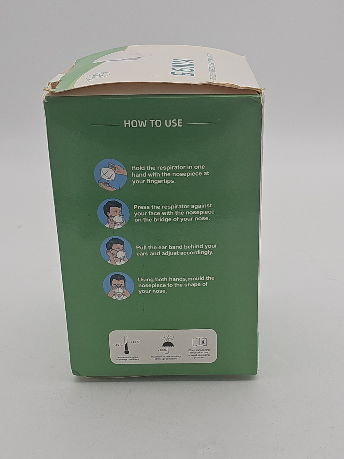 Spellow KN95 Face Mask Box of 50 Pcs | GB2626-2019 Certified Protective Masks
