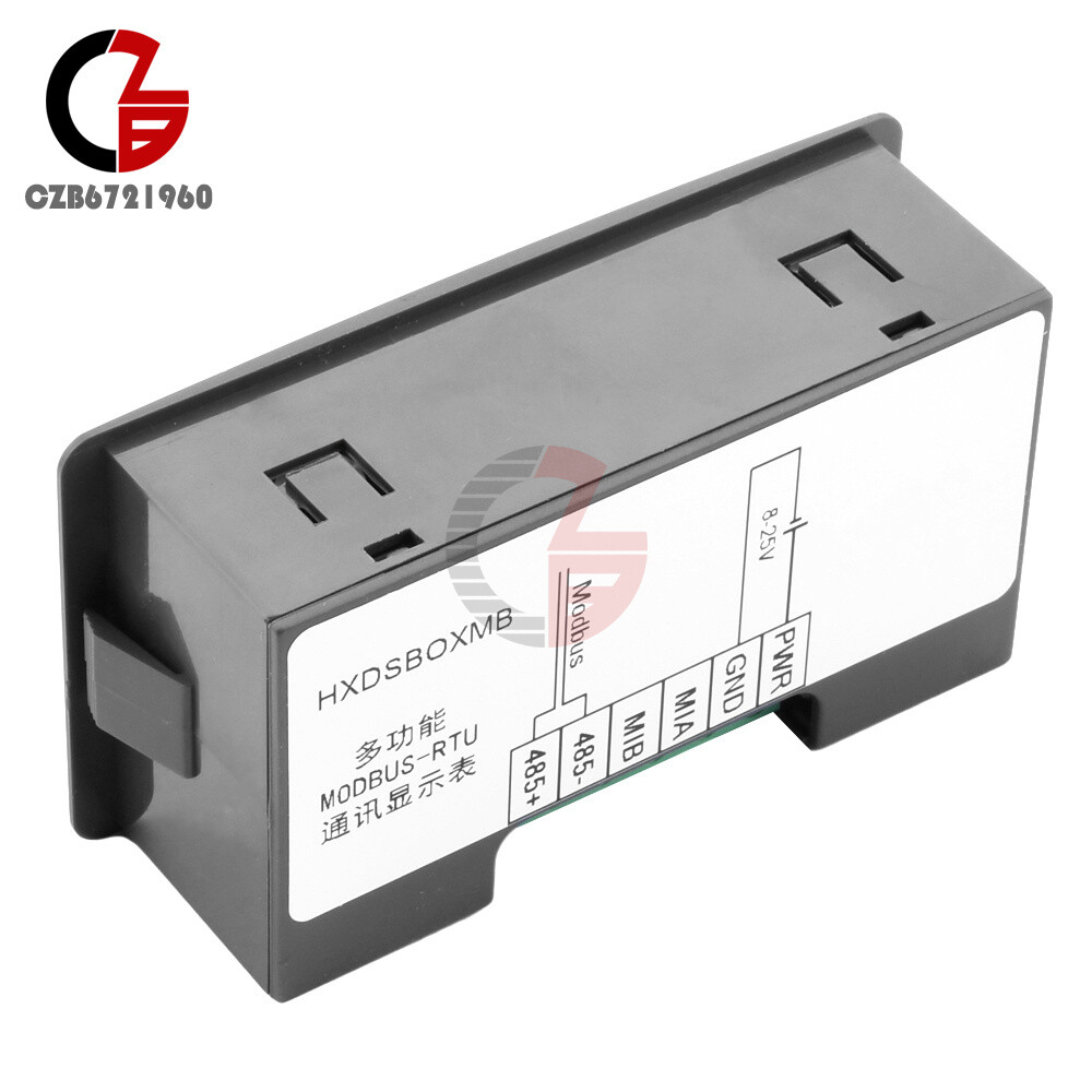 MODBUS-RTU Communication Display Meter RS485 Master-Slave-Monitorable DC 8-25V
