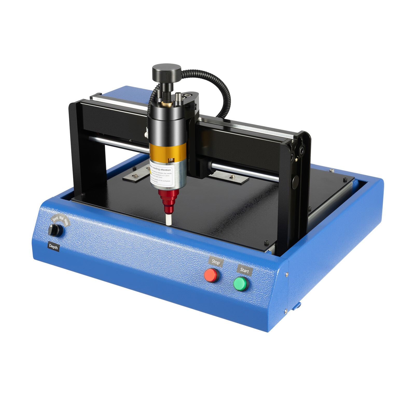 110V Electric Metal Marking Machine Dot Peen 200x150mm For Number Letter Label