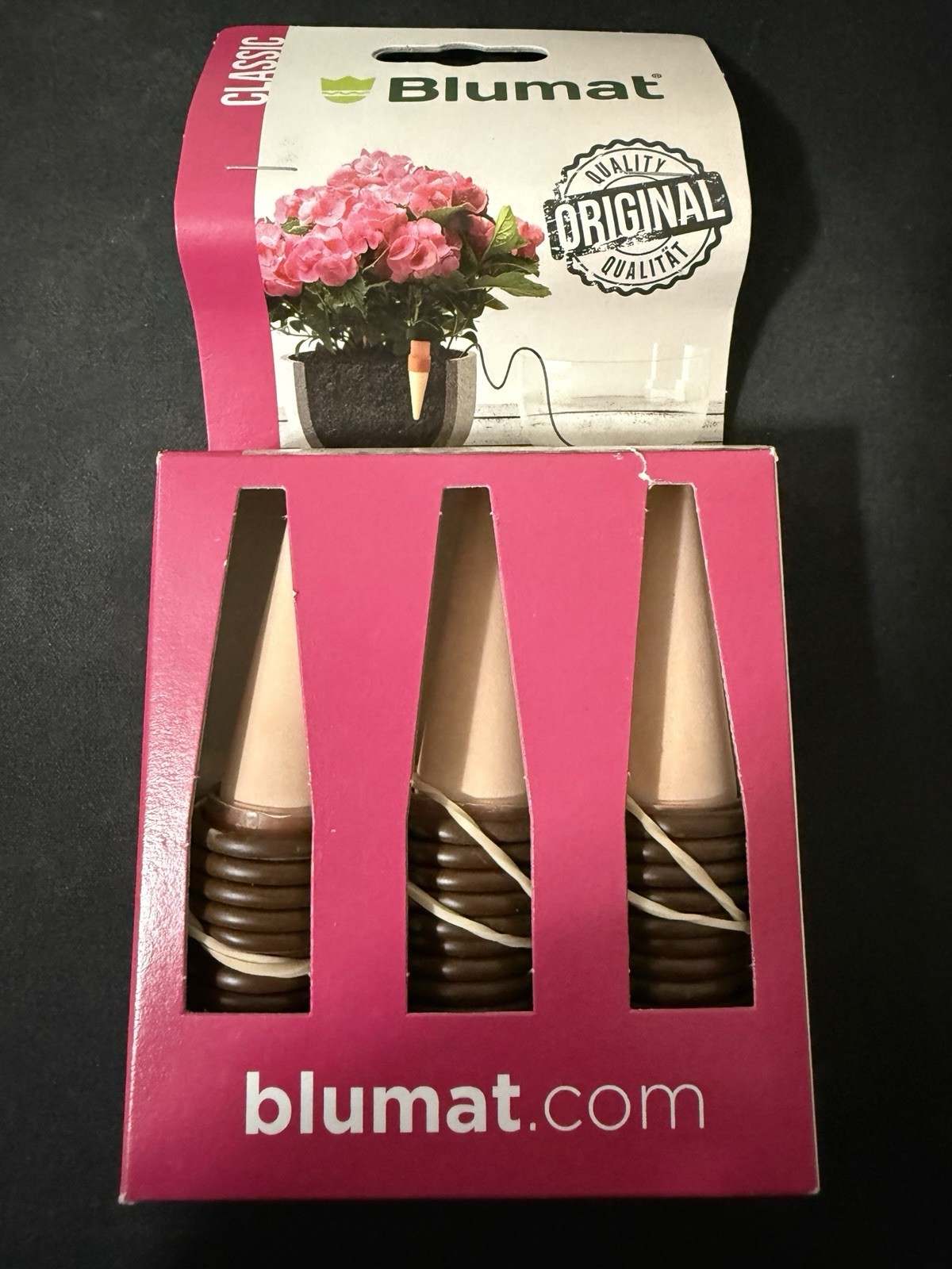 Blumat Classic Self-Watering Stakes 10308 Automatic Plant Watering System 3-Pack