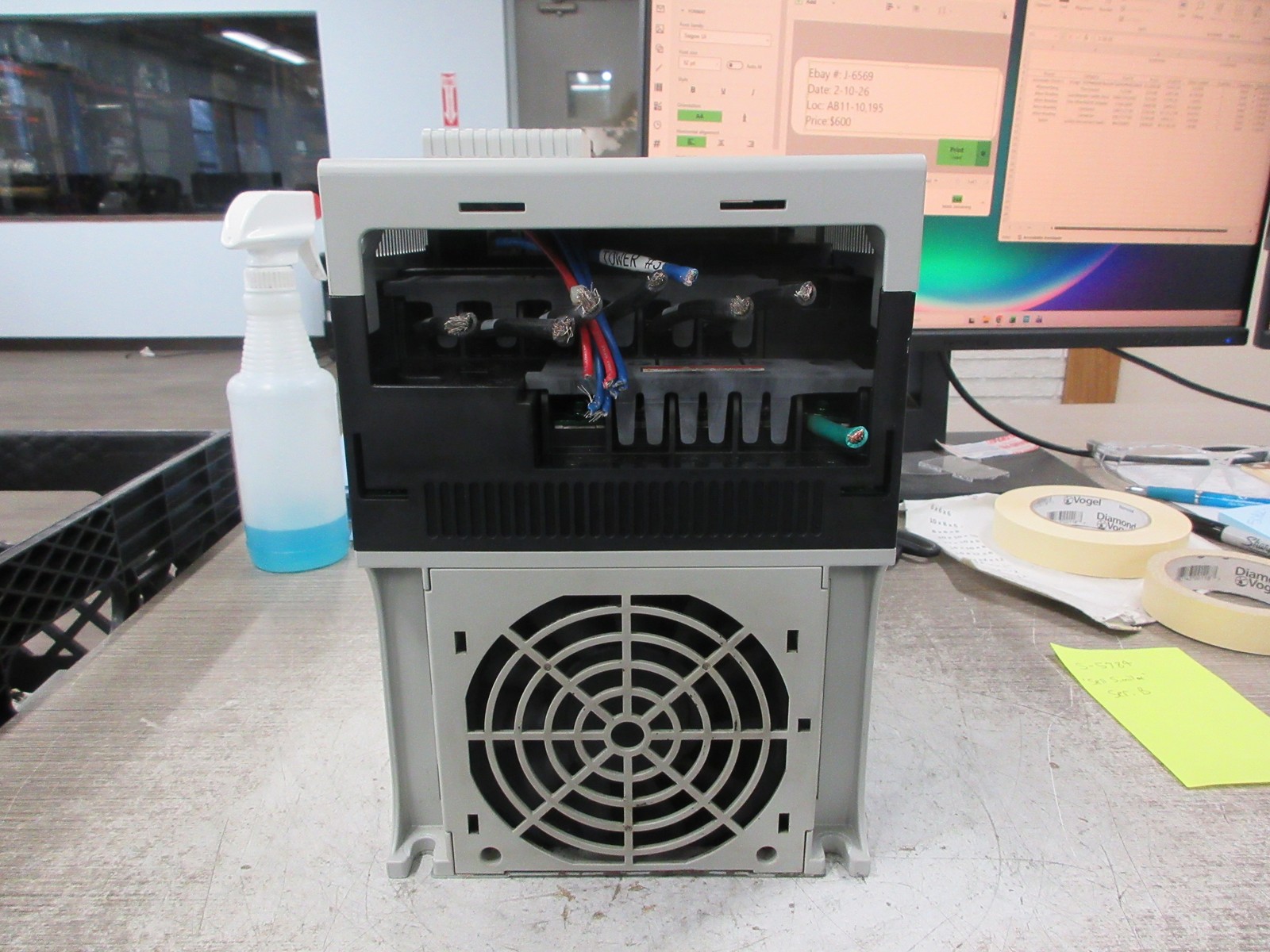 Allen-Bradley PowerFlex 525 AC Drive 25B-D043N114 Ser. B 30HP 3Ph Used