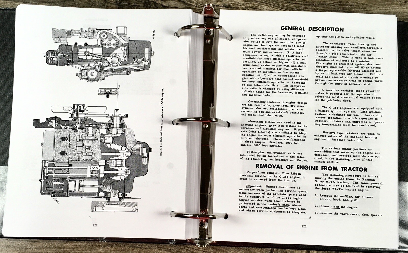 Farmall 400 450 W450 W400 Tractor Service Manual Repair Shop Book