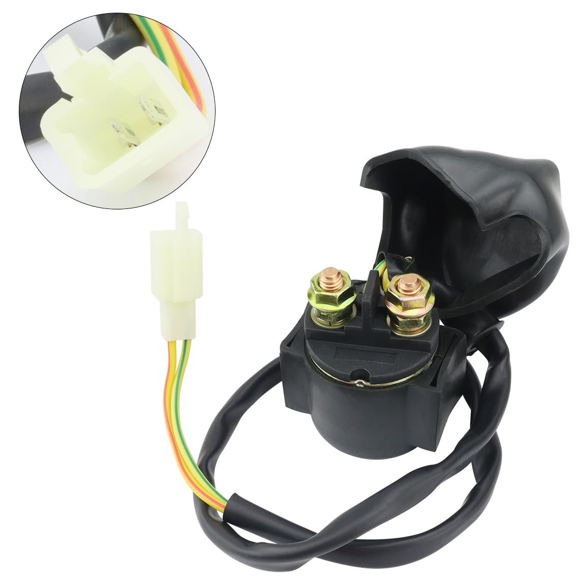 3 Bolt Starter & Relay & CDI & Spark Plug for 125cc 110cc 100cc 90cc 70cc 50cc