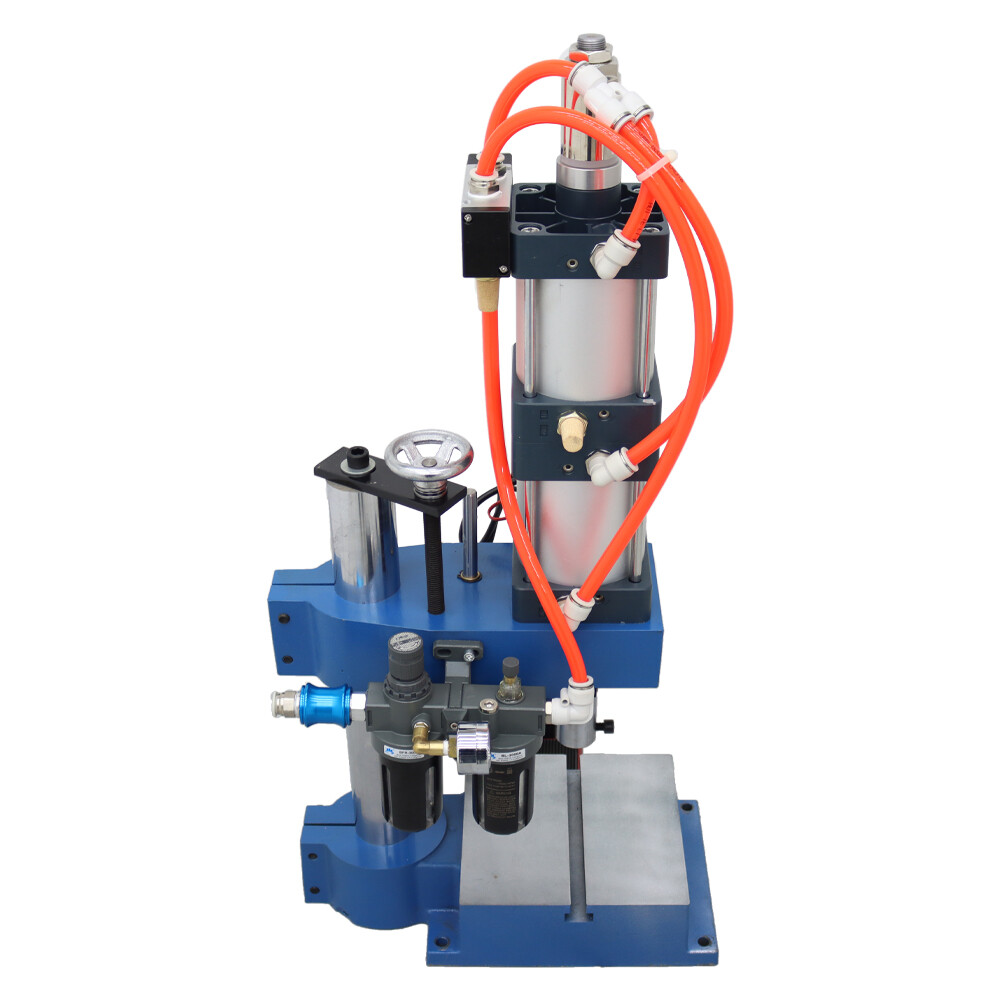 2205lbs/1000kg Pneumatic Punch Press Machine Adjustable Cylinder Stroke 2Buttons