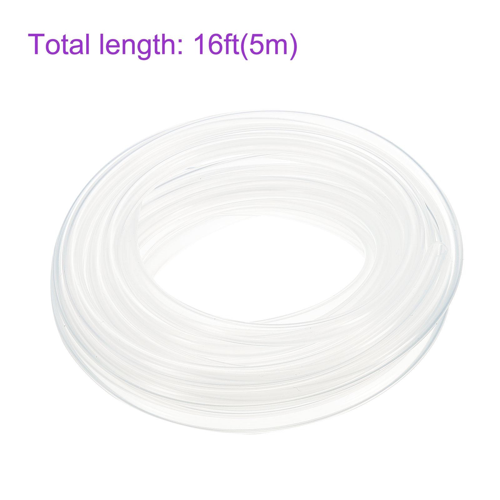 Clear Silicone Tube 5/32″ ID 1/4″ OD 16 Feet Industrial Silicone Tubing