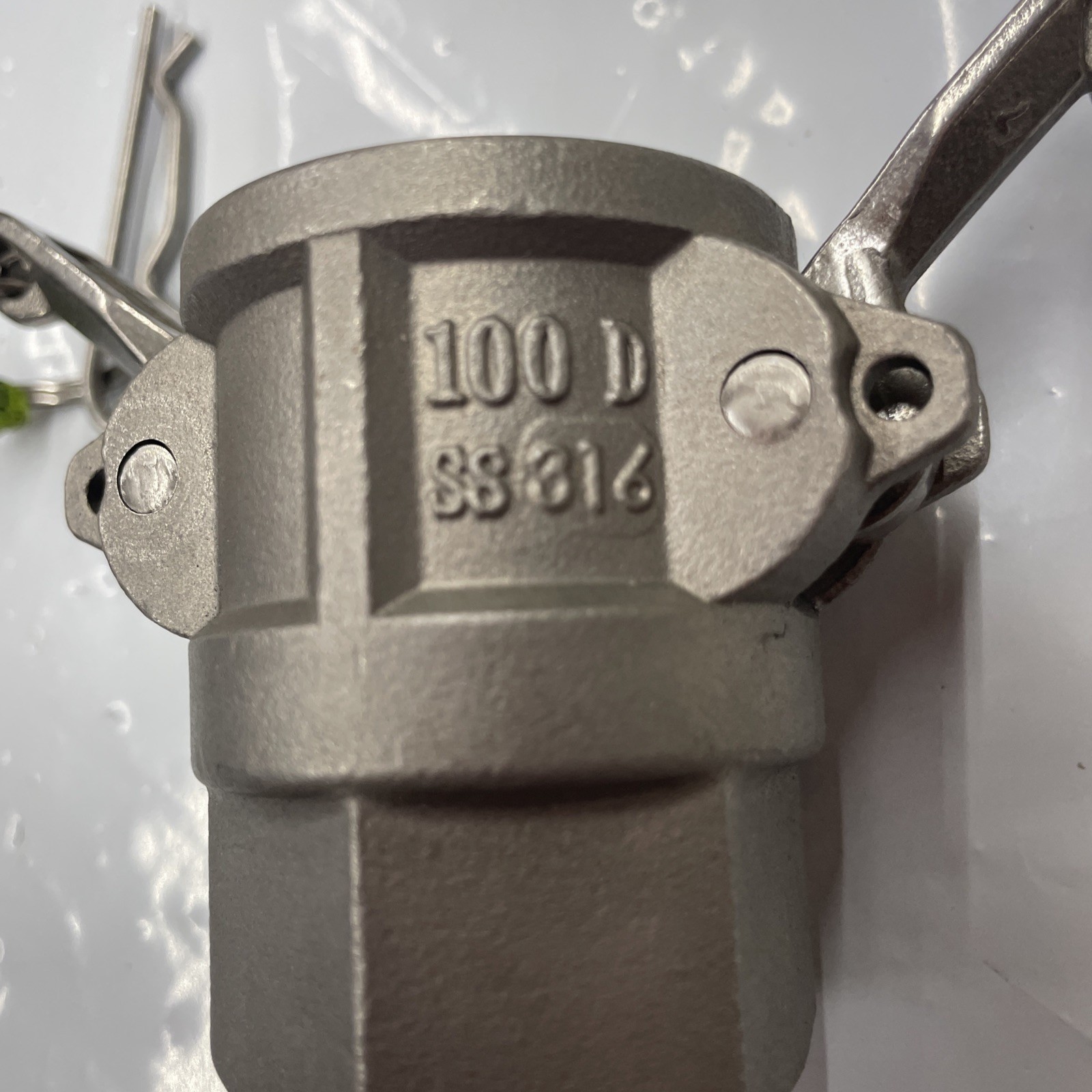 1″ inch 100 Type D Camlock Female Coupler Female NPT 316 Stainless Steel S44